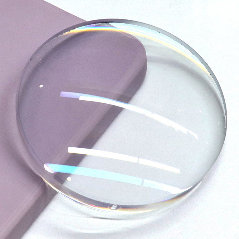 1,56 halvfærdig blå blok enkeltsynsobjektiv