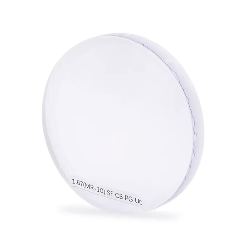 1,67 halvfærdig fotokromisk enkeltsynsobjektiv